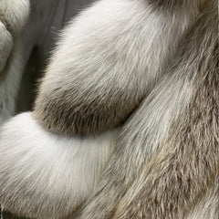 Women's Fox Fur Full Length Coat