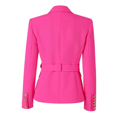 Women's Designer Pink Blazer – Professional & Elegant