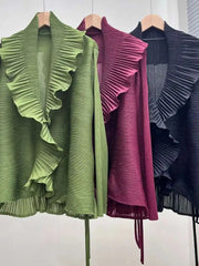 Truly Plissé Blouse Top