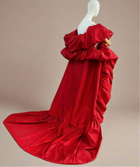Haute Couture Ruffle Cape Jacket
