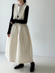 Luxury Quilted Layering Dress