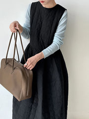 Luxury Quilted Layering Dress
