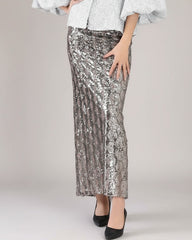 Luxury Honeycomb Sequin Skirt