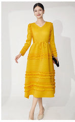 Premium Pleated Stretchy Dress
