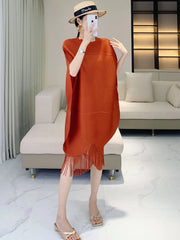 Luxury Plissé Oversized Tunic