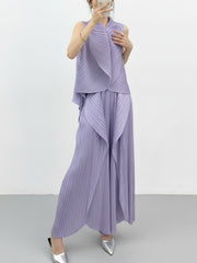 Luxury Plisse Pants Set