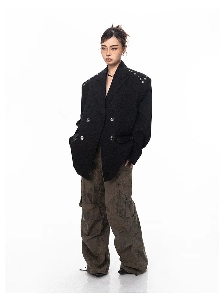 Circular Hole Couture Oversized Blazer Coat – HEYFANCYSTYLE