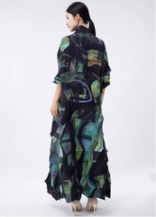 Luxury Tunic Pleated Dress