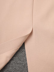 Feather Cuff Oversized Blazer