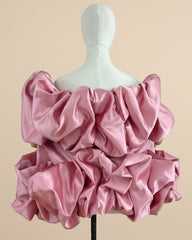 Luxury Satin Off-Shoulder Bolero