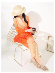Luxe Pleated Cocktail Pants Suit