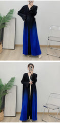 Plissé Ombre Lightweight Coat