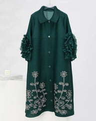 Premium Ruffled Pleats Dress