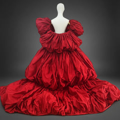 Couture Floor-Length Evening Cape