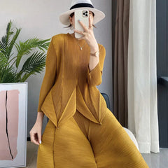 Premium Truly Pleated Top & Skirt