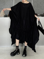 Women's Asymmetric Oversized Draped Dress