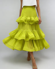 Luxury Tiered Ruffle Skirt