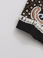 Luxury Pearl Cropped Blazer