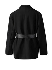 Floral Embroidered Oversized Blazer