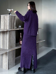 Luxury Oversized Knit 2-Piece