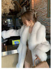 Women's Long Warm Faux Fur Coat