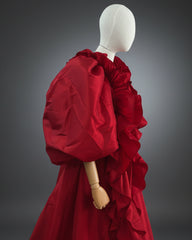 Luxury Taffeta Evening Coat