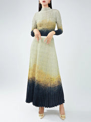 Truly Pleated Designer Top & Long Skirt Set