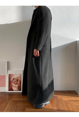 Men's Luxurious Oversized Extra Long Wool Coat