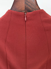 Crystal Embellished Capelet Dress