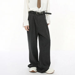 Men's Casual Blazer and Baggy Trousers 2-Piece Set