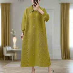 Luxury Plissé Oversized Dress