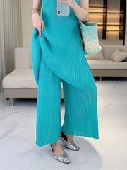 Truly Pleated Casual Pant Suit
