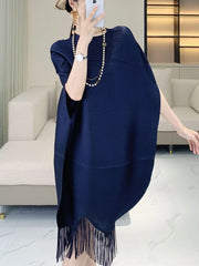 Luxury Plissé Oversized Tunic