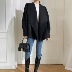 Luxury Thick Double-Knit Cardigan