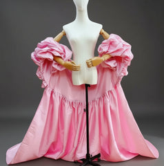 Luxury Formal Taffeta Overcoat