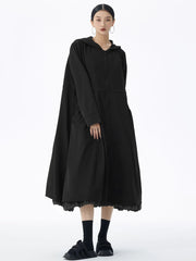 Oversized Hooded Jacket - Japanese Avant-Garde