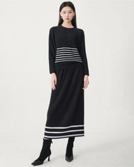 Zero-Crease Pleated Skirt Set