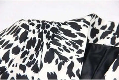 Women's Leopard Boyfriend Tailored Blazer
