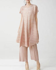 Luxury Travel Pleated Co-Ord