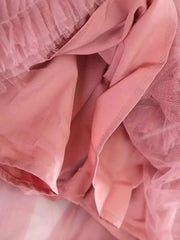 Luxe Layered Tulle Ruffle Skirt