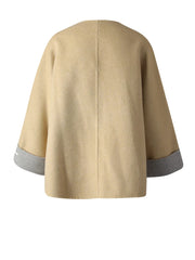 Premium Wool-Blend Oversized Coat