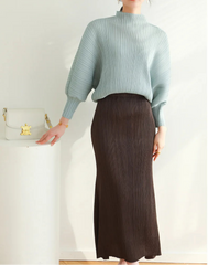 Luxury Japanese Pleated Blouse