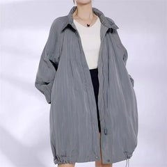 Luxury Pleated Oversized Jacket