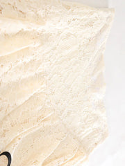 Luxury Lace Asymmetric Skirt