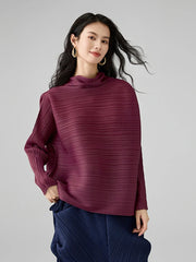 Luxury Stretchy Pleated Blouse