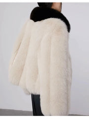 Women's Cozy Luxury Fluffy Faux Fur Coat