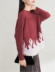 Japanese Plissé Long-Sleeve Blouse
