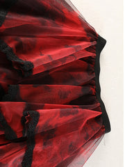 Couture Asymmetric Tulle Skirt