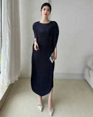 Elegant Pleated Caftan Dress