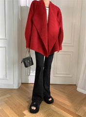Luxury Thick Double-Knit Cardigan